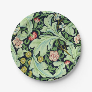 Grüner Acanthus-Papier-Teller Pappteller