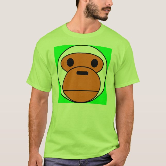 Grüner Affe T-Shirt (Vorderseite)