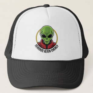 Grüner Alien-Hut Truckerkappe