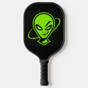 Grüner Alien Viel Glück Pickleball Schläger