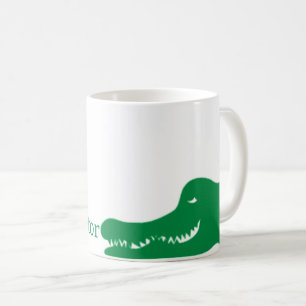 Grüner Alligator Becher Kaffeetasse