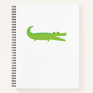 Grüner Alligator Notizbuch