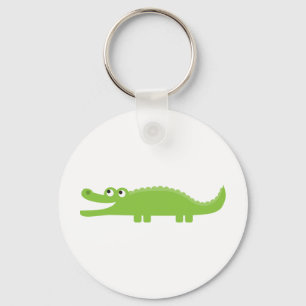Grüner Alligator Schlüsselanhänger