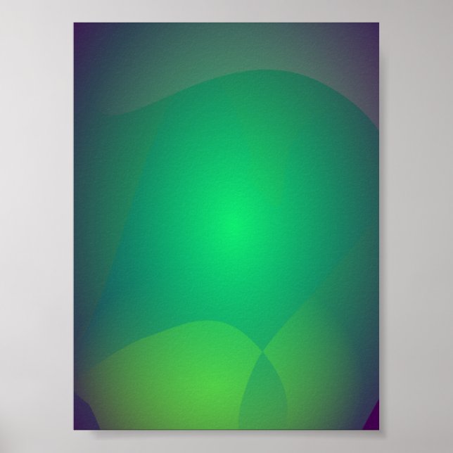 Grüner Amphibien Poster (Vorne)