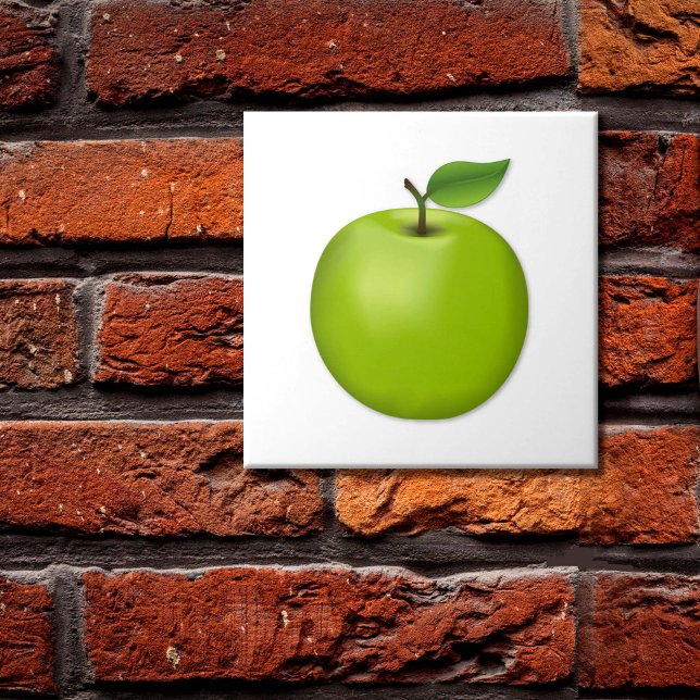Grüner Apfel Fliese (Green Apple Ceramic Tile.
It’s Apple Time! An original drawing from my garden. )