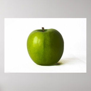 Grüner Apfel Poster