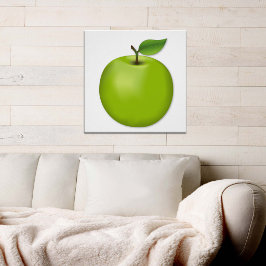 Grüner Apfel Poster