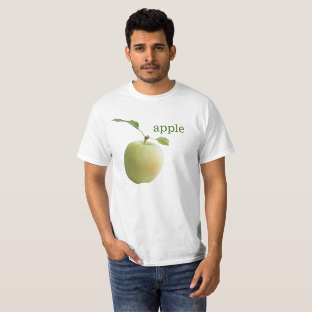 Grüner Apfel T-Shirt (Vorne ganz)