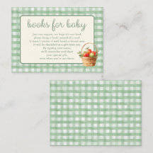 Grüner Apfel Unserer Liebling Baby Shower Bücher f