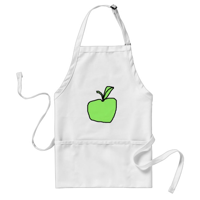 Grüner Apple Schürze (Vorne)
