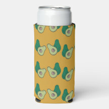 Grüner Avocado auf braun
