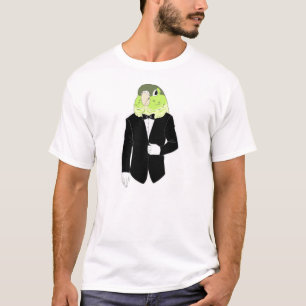 Grüner Backe Conure Tuxedo - das Shirt der Männe