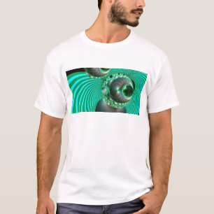 GRÜNER BALL ABSTRAKTES MANDELBOT T-Shirt