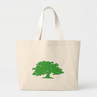 Grüner Baum Jumbo Stoffbeutel