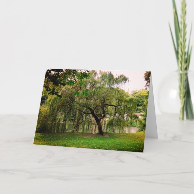 Grüner Baum Karte (Vorderseite)