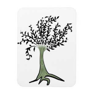 Grüner Baum Magnet