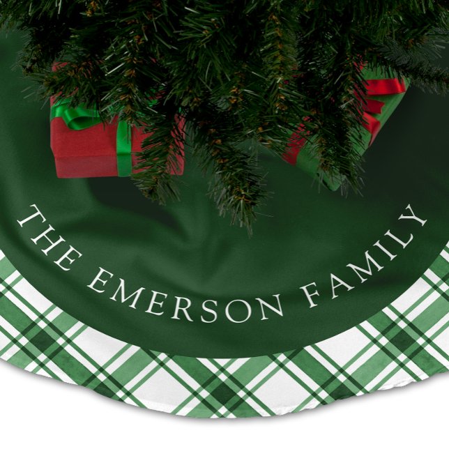 Grüner Baumrock Polyester Weihnachtsbaumdecke (Green Tree Skirt
)