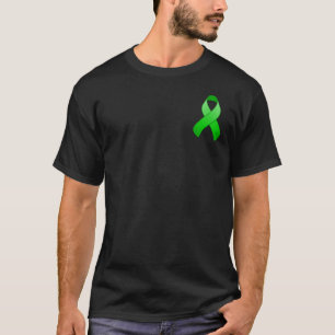 Grüner Bewusstseins-Taschen-Band-T - Shirt