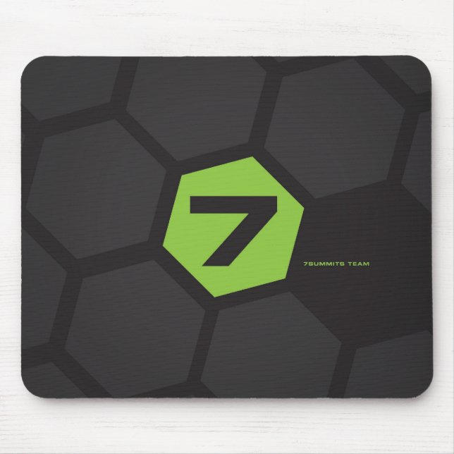 grüner Bienenstock 7Summits Mousepad (Vorne)