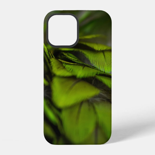 Grüner Blatt iPhone 12 Hülle (Rückseite)