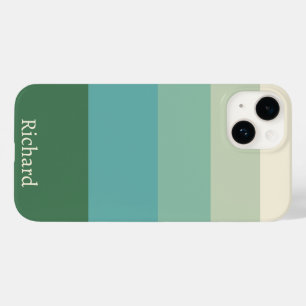 Grüner Block mit fünf Shades Case-Mate iPhone 14 Hülle