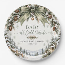 Grüner Bogen Baby, es ist kalt draußen Baby Shower