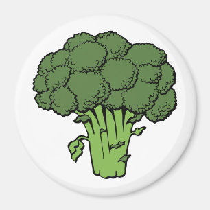 Grüner Brokkoli Magnet
