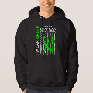 Grüner Bruder Nierenerkrankung Zerebral Palsy Awar Hoodie
