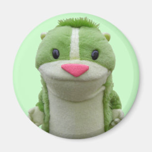 Grüner Chipmunk-Magnet Magnet