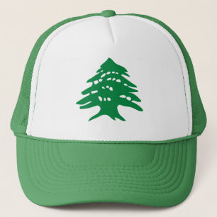 Grüner der Libanon-Zedern-Baum Truckerkappe