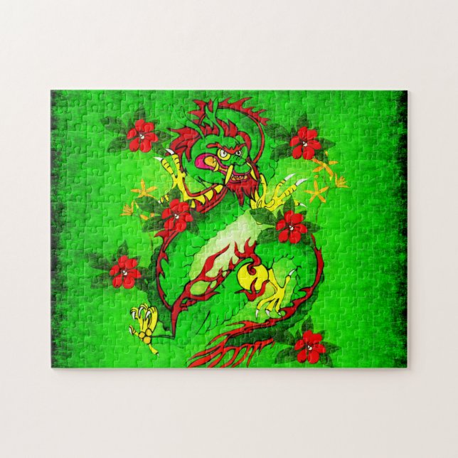 Grüner Drache (Horizontal)
