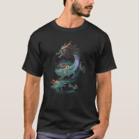 Grüner Drache, chinesischer Drache Cartoon Comicen