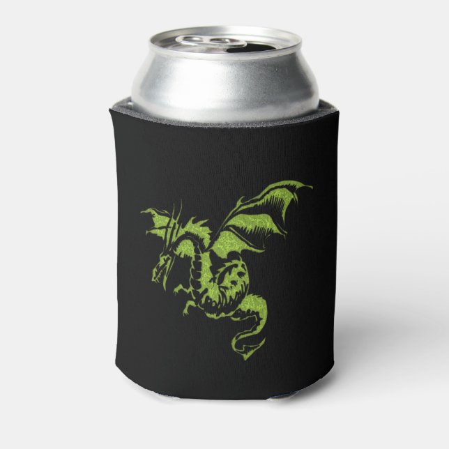 Grüner Drache Dosenkühler (Kanne Rückseite)