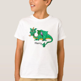 GRÜNER DRACHE SCHERZT T-SHIRT