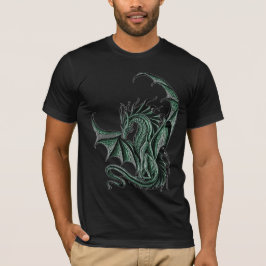 Grüner Drache T-Shirt