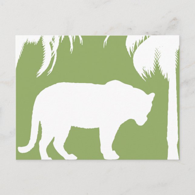 Grüner Dschungel Postkarte (Vorderseite)