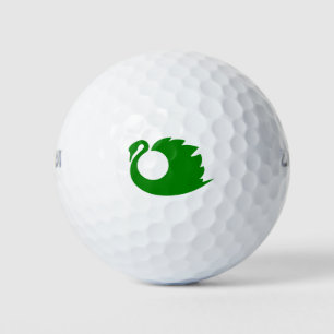 Grüner Duck Golfball