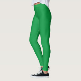 Grüner, einfacher Stall Leggings