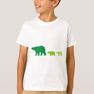 Grüner Eisbär T-Shirt