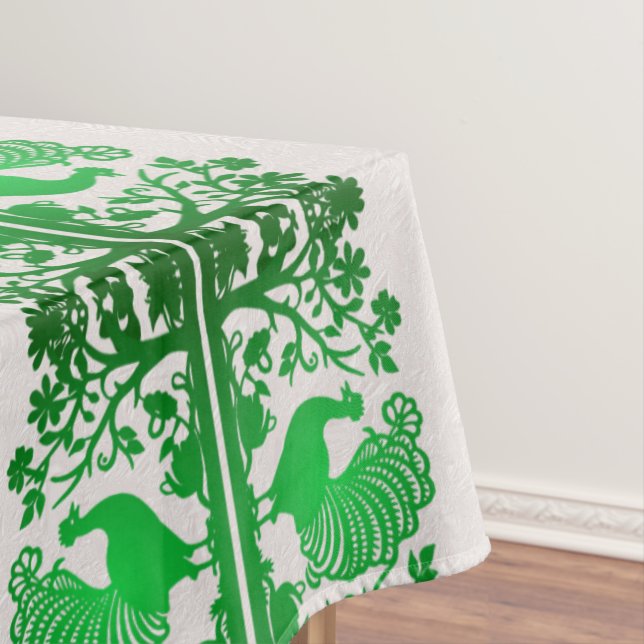 Grüner Erntedank Türkei Tischdecke (Beispiel)