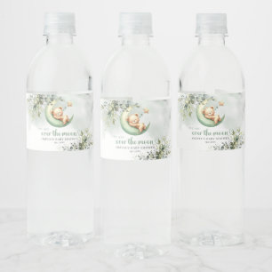 Grüner Eukalyptus schlafender Teddybär über dem Mo