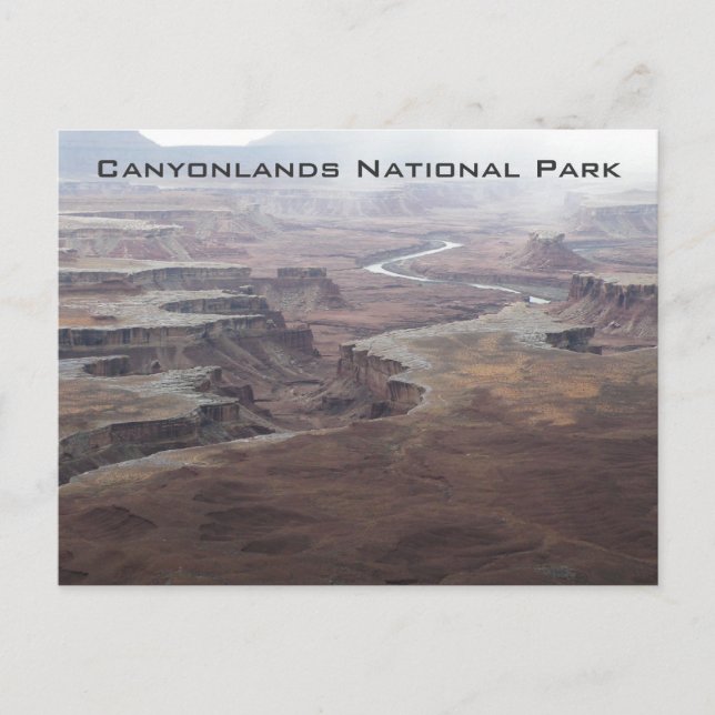 Grüner Fluss Postkarte (Vorderseite)