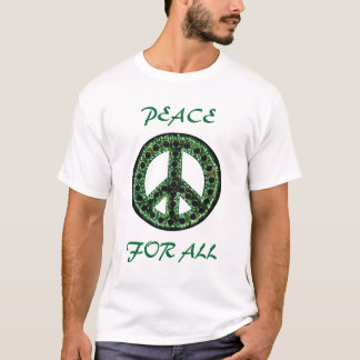 grüner Frieden für alles T-Stück T-Shirt