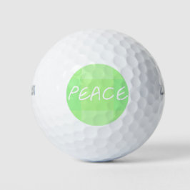 Grüner Frieden Golfball