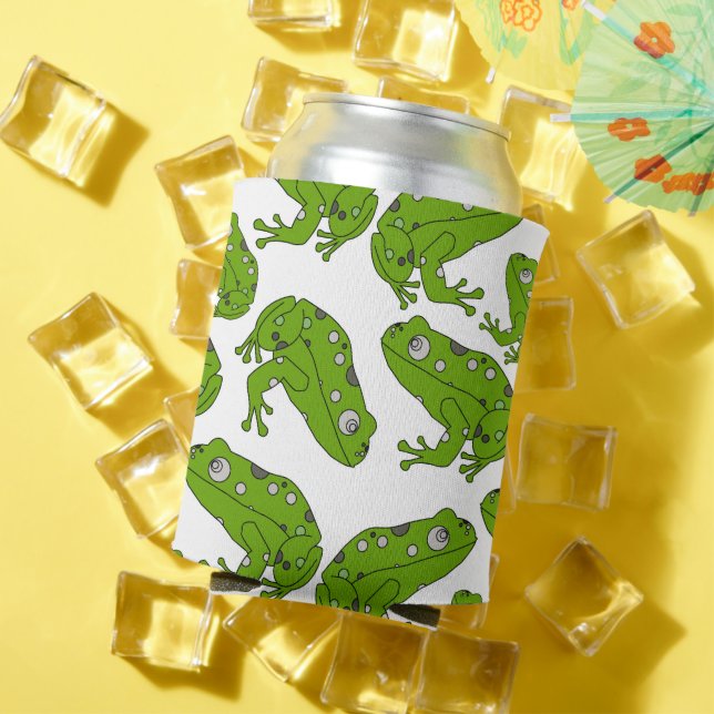 Grüner Frosch Dosenkühler (In Situ Sommer)