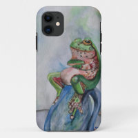 Grüner Frosch iPhone Se + iPhone 5/5S, kaum dort