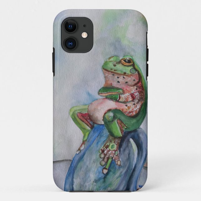 Grüner Frosch iPhone Se + iPhone 5/5S, kaum dort Case-Mate iPhone Hülle (Rückseite)