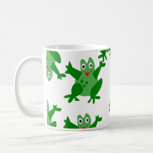 Grüner Frosch Kaffeetasse