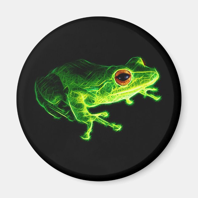 Grüner Frosch Magnet (Vorne)