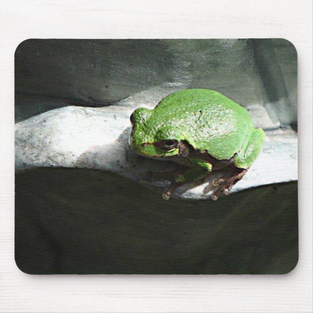 Grüner Frosch Mousepad (Vorne)